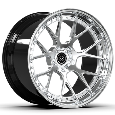 Сплавьте 2 части выковал смещение 21inch 21x11 21x12 почищенных щеткой колес отрицательное для M6