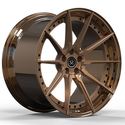 Глянцуйте бронзовым оправы колес 2-PC Мерседес выкованные Benz 5x112 расположило ступенями 21 дюйм