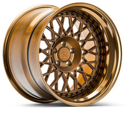 Стиль Vossen 3 части выковал колеса 20inch отполировало бронзу для роскошных оправ автомобиля