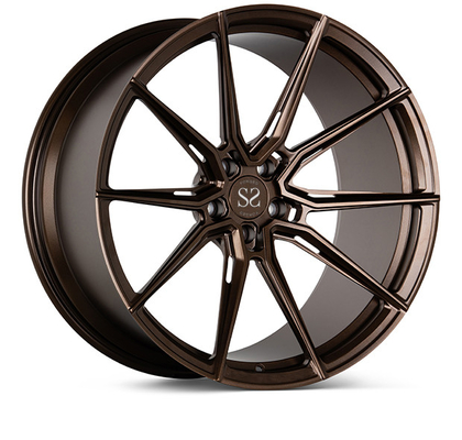 Monoblock дизайн Vossen 1 части выковало черноту лоска оправ 24inch для роскошных колес автомобиля