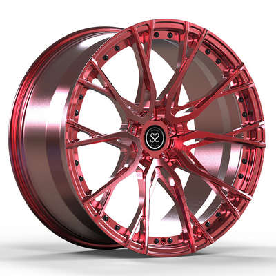 Lamborghini 24 23 22 21 20 2 части 139.7mm PCD выковало колеса скрепляет болтами картину 5x120 5x114.3